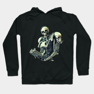 skeleton punk Hoodie